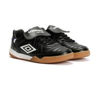 (Black, 5 (Adults')) Umbro Speciali TR Leather Black/White Trainers