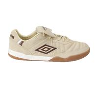 (Brown, 10 (Adults')) Umbro Speciali TR Suede Cream/Dark Brown/White Trainers