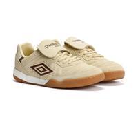 Umbro Speciali TR Suede Cream/Dark Brown/White Trainers - UK 10