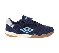 Umbro Speciali TR Suede Dark Navy/Vista Blue/White Sand Trainers - UK 3