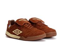 (Brown, 3 (Adults')) Umbro Speciali TR Suede Dark Brown/Cream Trainers