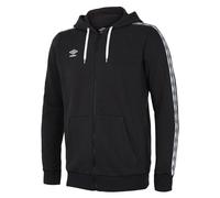 Umbro Taped Mens Black Track Jacket Cotton - Size Small