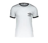 Umbro Taped Ringer Tee T-Shirt, White, L