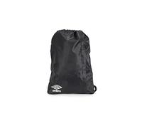 Umbro Team Training 2 Drawstring Bag (44cm x 32cm x 5cm) (Black/White)