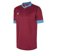 Umbro Tempest Short-Sleeved Jersey in Maroon | Size: 13 Years Umbro Maroon 13 Years