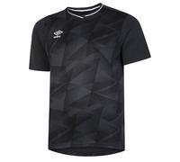 Umbro Triassic Short-Sleeved Jersey in Black | Size: 11-12 Years Umbro Black 11-12 Years