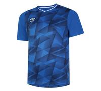 Umbro Triassic Short-Sleeved Jersey in Blue | Size: 7-8 Years Umbro Blue 7-8 Years