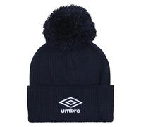 Umbro Unisex Adult Logo Bobble Beanie - Navy - Navy - One Size