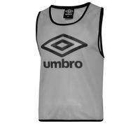Umbro Unisex Adult Training Bib - High Rise Grey/Black - High Rise Grey/Black - S-M