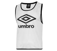 Umbro Unisex Adult Training Bib (White/Black) - Size Small/Medium