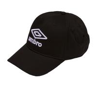 Umbro Unisex Logo Cap (Black/White) Cotton - One Size