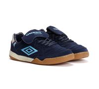 Umbro Unisex Speciali TR Suede Dark Navy/Vista Blue/White Sand Trainers - Size UK 7