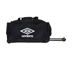 Umbro Wheeled Duffel Bag (M) (Black/White)