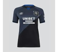 Umbro Womens 25/26 Rangers FC Short-Sleeved Third Jersey - Mood Indigo/Caviar - 16 UK - Mood Indigo/Caviar - 100% Mixed