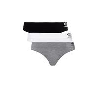 Umbro Womens 3Pack Thng Black/grey/white M