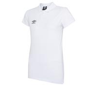 Umbro Women's Club Essential Polo Shirt in White | Size: 14 Umbro White 14
