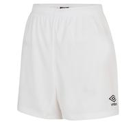 Umbro Womens/Ladies Club Logo Shorts (White) - Size X-Large