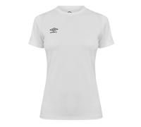 Umbro Womens Club T-Shirt Tee Top Sports Training White S