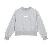 Umbro Womens/Ladies Core Boxy Sweatshirt (Grey Marl/White) - Light Grey - Size Large