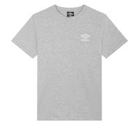 Umbro Womens Core Classic T-Shirt - Grey Marl/White - Grey Marl/White - S - 90% Cotton/10% Elastane