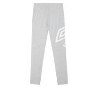 Umbro Womens Core High Waist Leggings - Grey Marl/White - Grey Marl/White - M