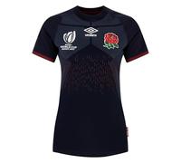 Umbro Women's England Rugby Alternate Shirt RWC 2023 Top, Navy, 14 UK