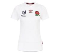 Umbro Womens England Rugby Home Shirt RWC 2023 White M