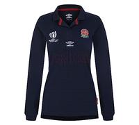 Umbro Womens England RWC2023 Alternative Long Sleeve Shirt Navy XS