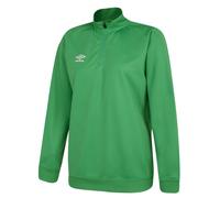 Umbro Womens/Ladies Club Essential Half Zip Sweatshirt (Emerald) - Size Medium