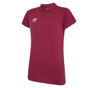Umbro Women's Club Essential Polo Shirt in Scarlet | Size: 18 Umbro Scarlet 18