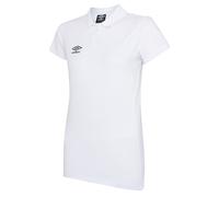 Umbro Polo Shirt Club Essential Women's White/Black Size 12 UK