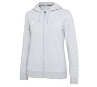 Umbro Womens/Ladies Club Leisure Full Zip Hoodie (Grey Marl/White) - Multicolour - Size Small