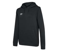 Umbro Womens/Ladies Club Leisure Hoodie (Black/White) - Size Large