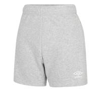 Umbro Womens/Ladies Club Leisure Shorts (Grey Marl/White) - Multicolour - Size X-Small