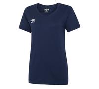 Umbro Womens/Ladies Club Leisure T-Shirt (Navy/White) Cotton - Size X-Small