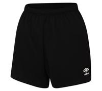 Umbro Womens/Ladies Club Logo Shorts - Black - Black - S - 100% Polyester