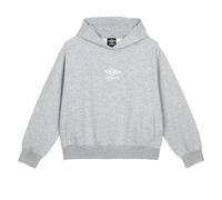 Umbro Womens/Ladies Core HoodieM Grey Marl/White UO1327