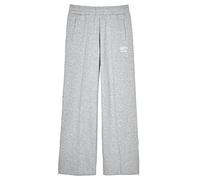 Umbro Womens/Ladies Core Straight Leg Jogging Bottoms (M) (Grey Marl/White)