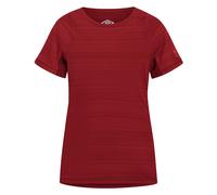 Pro Marl Polyester Training T-Shirt Umbro Crimson 8