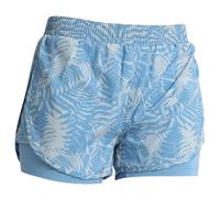 Umbro Womens Pro Training Printed Hybrid Shorts - Allure/Silver Grey - 14 UK - Allure/Silver Grey - 100% Polyester