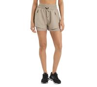 Umbro Womens Pro Training Shorts - Moon Rock - Moon Rock - 12 UK - 100% Polyester