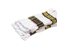 UMC STAG Embroidery Thread Cross Stitch Floss 100% Egyptian Cotton 24 White Colour Premium Skeins OEKO-TEX Certified Stranded Cotton (White)