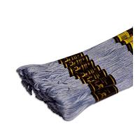 UMC STAG Pack of 12 Premium Embroidery Thread | 100% Egyptian Cotton Premium Skeins | Cross Stitch Embroidery Floss | Oeko TEX Certified Stranded Cotton | Ideal for Arts & Crafts(Baby Blue 129)
