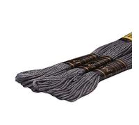 UMC STAG Pack of 3 Premium Embroidery Thread | 100% Egyptian Cotton Premium Skeins | Cross Stitch Embroidery Floss | Oeko TEX Certified Stranded Cotton (Pewter Grey 400)