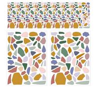 UMCHU 10 Sheets Polka Dot Blobs Wall Stickers, Bohemian Terrazzo Geometric Abstract Walls Stickers, Wall Sticker, Terrazzo Walls Decals, for Living, Room, Bedroom, Classroom, Home Decor