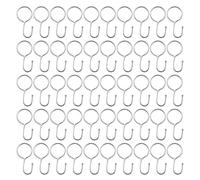 UMCHU 50 Pieces Curtain Hooks, Curtain Hooks, One Piece Curtain Hooks, Curtain Hooks, Curtain Hooks, Door Curtain, Window Curtain and Shower Curtain