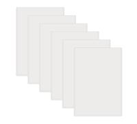UMCHU Pack of 6 Business Card Pockets, Document Protective Covers, Translucent Plastic Waterproof Pockets, to Protect Your Cards or Photos (Vertical)