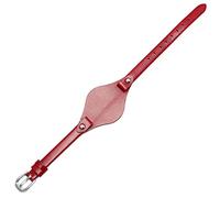 UMCNVV Genuine Leather Watchbands For Fossil ES3077 ES2830 ES3262 ES3060 Stylish Women Watch Straps Small Bracelet(Red,8mm silver clasp)