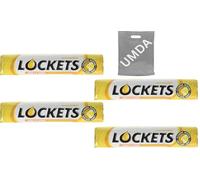 UMDA Locket Throat Lozenges Cough Sweets, Sore Throat Relief with Honey and Lemon 4 X 41g Soothing Cough Candy with Natural Ingredients