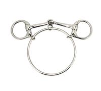 UMDHAIYI 125mm Stainless Steel Horse Mouth Bit 5 Inch Horse Bits Outdoor Training Loose Ring